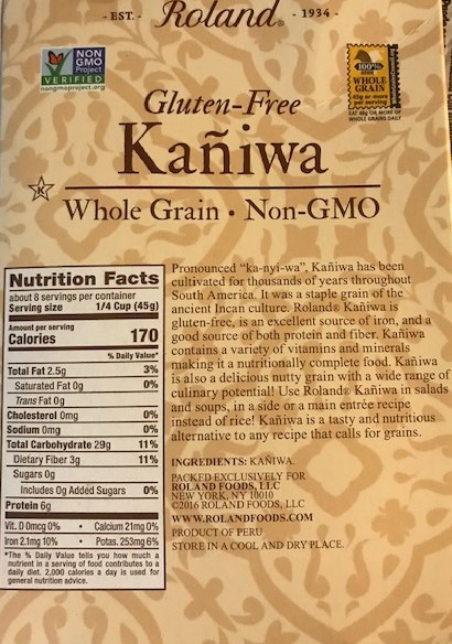 Andean kaniwa ( baby quinoa) 340 grs bag unit